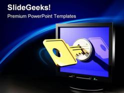 Network access computer powerpoint templates and powerpoint backgrounds 0411