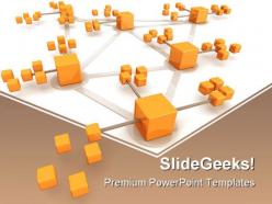Network concept business powerpoint templates and powerpoint backgrounds 0511