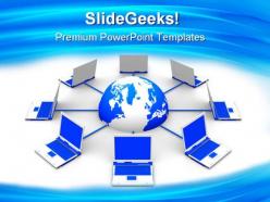 Network concept computer powerpoint templates and powerpoint backgrounds 0311