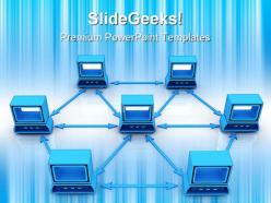 Networking Computer PowerPoint Templates And PowerPoint Backgrounds 0811