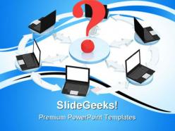 Networking internet powerpoint templates and powerpoint backgrounds 0711