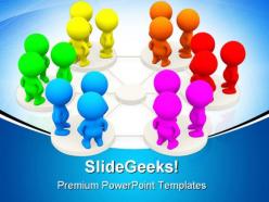 Networking people communication powerpoint templates and powerpoint backgrounds 0311