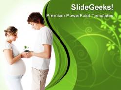 New born concept family powerpoint templates and powerpoint backgrounds 0611