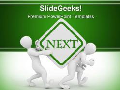 Next people powerpoint background and template 1210