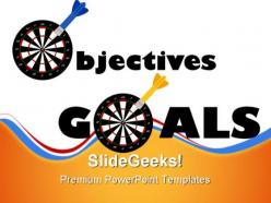 Objectives and goals success powerpoint templates and powerpoint backgrounds 0811