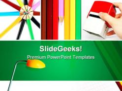Office collage business powerpoint templates and powerpoint backgrounds 0811