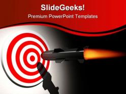 On target business powerpoint templates and powerpoint backgrounds 0711
