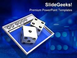 Online gambling game powerpoint templates and powerpoint backgrounds 0511