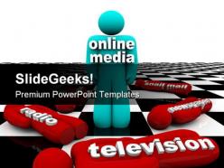 Online media people powerpoint backgrounds and templates 1210