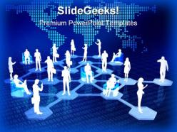 Online network community people powerpoint templates and powerpoint backgrounds 0211