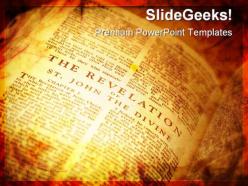 Open bible the revelation religion powerpoint templates and powerpoint backgrounds 0211