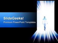 Open door success powerpoint templates and powerpoint backgrounds 0711
