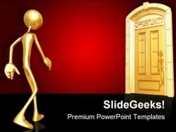 Opportunity doorway business powerpoint templates and powerpoint backgrounds 0811