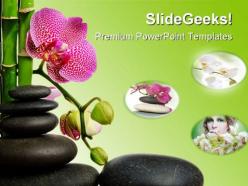 Orchid flowers nature powerpoint templates and powerpoint backgrounds 0711