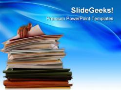 Overworked business powerpoint templates and powerpoint backgrounds 0711