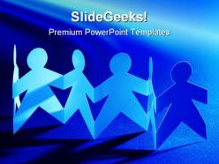 Paper team global powerpoint templates and powerpoint backgrounds 0711
