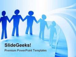Paper team people powerpoint templates and powerpoint backgrounds 0711