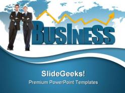 Partners with business success powerpoint templates and powerpoint backgrounds 0511