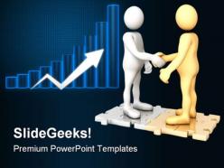 Partnership business handshake powerpoint templates and powerpoint backgrounds 0411