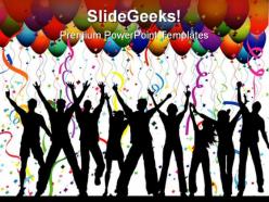 Party background lifestyle powerpoint templates and powerpoint backgrounds 0811