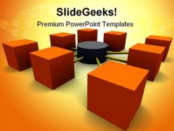 Perspective network internet powerpoint templates and powerpoint backgrounds 0211
