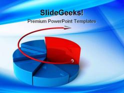 Pie chart concept business powerpoint templates and powerpoint backgrounds 0311