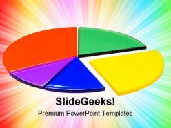 Pie graph business powerpoint templates and powerpoint backgrounds 0711