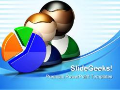 Pie icon business powerpoint templates and powerpoint backgrounds 0811