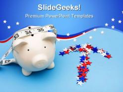 Piggy bank savings future powerpoint templates and powerpoint backgrounds 0811