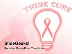 Pink Ribbon Breast Cancer Medical PowerPoint Templates And PowerPoint Backgrounds 0411