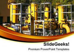 Pipeline industrial powerpoint templates and powerpoint backgrounds 0211
