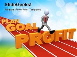 Plan goal success powerpoint templates and powerpoint backgrounds 0811