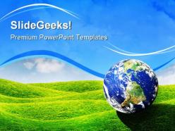 Planet earth globe powerpoint templates and powerpoint backgrounds 0411