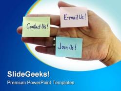 Post it notes internet powerpoint templates and powerpoint backgrounds 0311