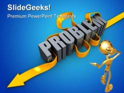 Problem business powerpoint backgrounds and templates 1210