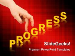 Progress business powerpoint backgrounds and templates 1210