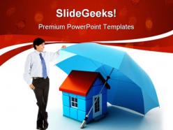 Property insurance security powerpoint templates and powerpoint backgrounds 0311