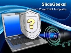 Protection question security powerpoint templates and powerpoint backgrounds 0211