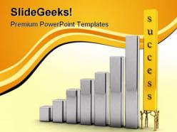 Pushing for success business powerpoint templates and powerpoint backgrounds 0311