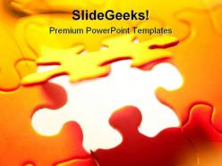 Puzzle background powerpoint templates and powerpoint backgrounds 0711