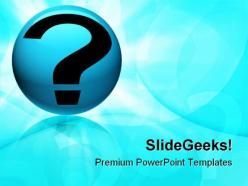 Question symbol globe powerpoint templates and powerpoint backgrounds 0811