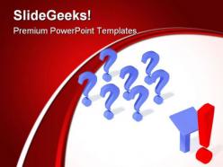 Questions symbol powerpoint templates and powerpoint backgrounds 0611
