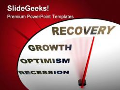 Recession recovery growth business powerpoint templates and powerpoint backgrounds 0811