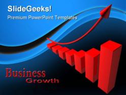 Red arrow business powerpoint templates and powerpoint backgrounds 0711