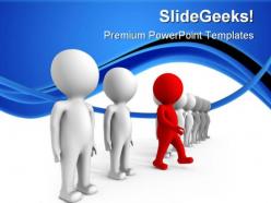 Red leader01 leadership powerpoint templates and powerpoint backgrounds 0611