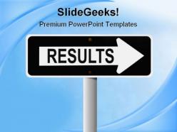 Results business powerpoint templates and powerpoint backgrounds 0911