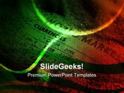 Risk in currency markets abstract powerpoint templates and powerpoint backgrounds 0711