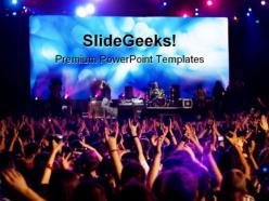 Rock concert music powerpoint templates and powerpoint backgrounds 0211