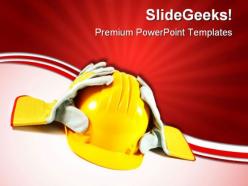 Safety construction powerpoint templates and powerpoint backgrounds 0611