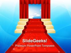 Sale red carpet business powerpoint templates and powerpoint backgrounds 0411
